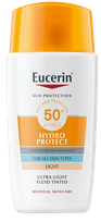 EUCERIN Sun Hydro Protect Ultra-Light Tinted SPF 50+  saules aizsarglīdzeklis, 50 ml