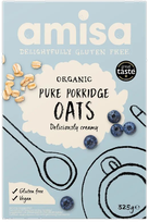 AMISA Organic Gluten Free Pure Oats porridge, 325 g