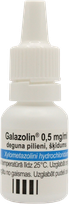 GALAZOLIN 0.5 mg/ml nasal drops, 10 ml