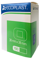 ECOPLAST 38mmx38mm bandage, 100 pcs.