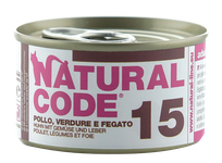 NATURAL CODE 14 Tuna And Vegetables canned food for cats, 85 g