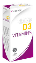 JONAX D3 VITAMĪNS pilieni, 10 ml