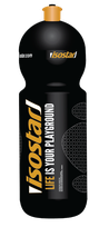 ISOSTAR 650ml Black Finisher Sports pudele, 1 gab.