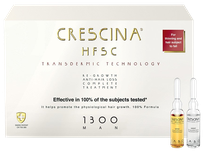 CRESCINA Transdermic 1300 Man (10+10) ampoules, 20 pcs.
