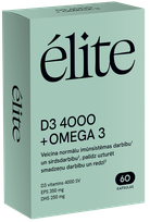 ELITE D3 4000SV + Omega-3 capsules, 60 pcs.