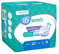 ID Pants Plus L (100-145 cm) biksītes, 14 gab.