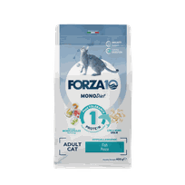 FORZA10 Monodiet Adult Cat Ar Zivi, Kaķiem sausā barība, 400 g