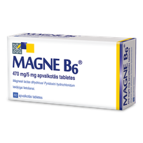 MAGNE B6 (Magnijs) 470 mg /5 mg pills, 60 pcs.