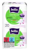 BELLA Perfecta Ultra Green higiēniskās paketes, 20 gab.