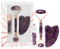 CRYSTALLOVE GuaSha Amethyst комплект, 1 шт.