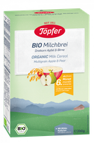 TOPFER From 6 Months Old Various Grains With Apples And Pears Bio Milk porridge, 200 g