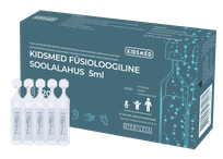 KIDSMED  Fizioloģiskais (5 ml) šķīdums, 20 gab.