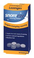 SNOREEZE against snoring lozenges, 16 pcs.