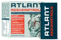 BIOFARMACIJA Atlant Resveratrols powder, 28 pcs.