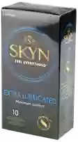 LIFESTYLES Skyn Extra Lubricate prezervatīvi, 10 gab.