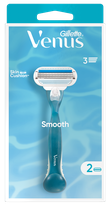 GILLETTE Venus Smooth 2 replacement cassettes +  razor, 1 pcs.