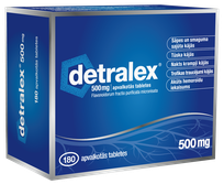 DETRALEX 500 MG coated tablets, 180 pcs.
