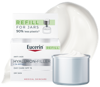 EUCERIN Hyaluron-Filler +3x Effect  SPF 15 (Refill) For Dry Skin face cream, 50 ml