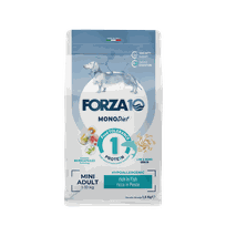 FORZA10 Monodiet Mini Adult Ar Zivi, Suņiem sausā barība, 1.5 kg