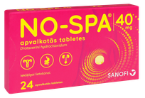 NO-SPA 40 mg apvalkotās tabletes, 24 gab.