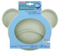 CANPOL BABIES Bear Grey šķīvis,