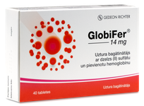 GLOBIFER 14 mg pills, 40 pcs.