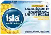ISLA Medic Acute Ar Citrusu-Medus Garšu sūkājamās tabletes, 20 gab.