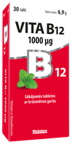 VITABALANS Vita B12 1000 µg sūkājamās tabletes, 30 gab.