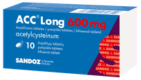 ACC LONG 600 mg putojošās tabletes, 10 gab.