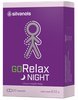 GORELAX  Night kapsulas, 20 gab.