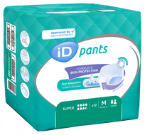ID Pants Super M (80-120 cm) biksītes, 12 gab.