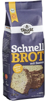 BAUCK HOF organic quick bread with seeds, gluten free mixture, 500 g