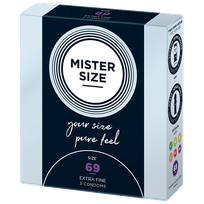 MISTER SIZE 69/225 mm condoms, 3 pcs.