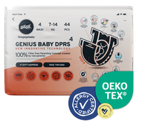 GEGE Genius Baby DPRS (7-14 kg) Maxi 4 autiņbiksītes, 44 gab.