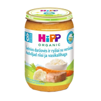HIPP vegetables with rice, veal, from 8 months puree, 220 g