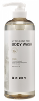MIZON My Relaxing Time Milk shower gel, 800 ml