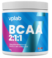 VPLAB BCAA 2:1:1 Raspberry pulveris, 300 g