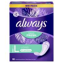 ALWAYS  Daily Liners Long ежедневные прокладки, 52 шт.