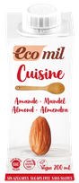 ECOMIL Cuisine Almond Natural culinary cream, 200 ml