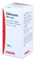 OTINUM 20 % ausu pilieni, 10 ml