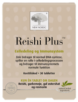NEW NORDIC Reishi Plus tabletes, 30 gab.