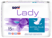 SENI Lady Extra Plus uroloģiskie ieliktņi, 15 gab.