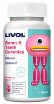 LIVOL  Bones & Teeth жевательные пастилки, 50 шт.