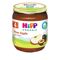 HIPP Organic Plum Apple (4+) пюре, 125 г