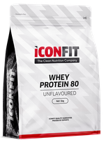 ICONFIT Whey Protein 80 - Unflavoured pulveris, 1000 g