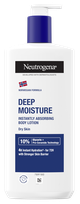 NEUTROGENA Deep Moisture Fast Absorbing ķermeņa losjons, 400 ml