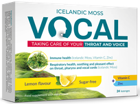 VOCAL  Lemon lozenges, 24 pcs.