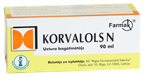 RFF Korvalols N pilieni, 90 ml