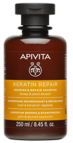 APIVITA Nourish & Repair Keratin Repair šampūns, 250 ml