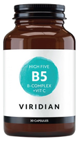 VIRIDIAN B5 B-Complex + Vit C kapsulas, 30 gab.